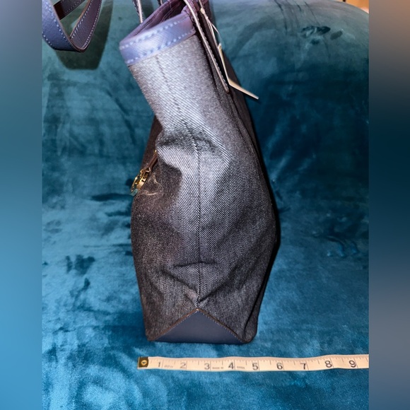 NWT Michael Kors Kempton Dark Denim tote bag - Picture 3 of 15